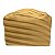 Gorro Cirúrgico, Listras Tons de Marrom, Bege - Imagem 2