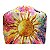 Gorro Cirúrgico, Sol Artístico Dourado Frontal, Colorido, Amarelo - Imagem 2