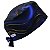 Gorro Cirúrgico, Estampa Abstrata, Tons Azul e Dourado, Preto - Imagem 4