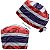 Gorro Cirúrgico, Bandeira da Tailândia, Vermelho Azul e Branco - Imagem 1