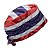 Gorro Cirúrgico, Bandeira da Tailândia, Vermelho Azul e Branco - Imagem 4