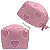 Gorro Cirúrgico, Frase Balão Coração. Girls In Medicine, Rosa - Imagem 1