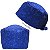 Gorro Cirúrgico, Arabesco, Tons de Azul e Preto, Degradê - Imagem 1