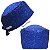 Gorro Cirúrgico, Arabesco, Tons de Azul e Preto, Degradê - Imagem 5