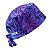 Gorro Cirúrgico, Greys Anatomy, Flores Rosa, Roxo, Azul - Imagem 4
