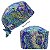 Gorro Cirúrgico, Greys Anatomy, Penas Pavão coloridas, Roxo, Azul - Imagem 5