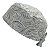 Gorro Cirúrgico, Greys Anatomy, Ondas Abstratas, Cinza - Imagem 3