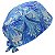 Gorro Cirúrgico, Greys Anatomy, Penas Abstratas, Azul - Imagem 4