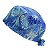Gorro Cirúrgico, Greys Anatomy, Penas Abstratas, Azul - Imagem 3