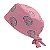Gorro Cirúrgico, Vários Cérebros Rosa, Rosa Chiclete - Imagem 3