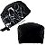 Gorro Cirúrgico, Silhuetas Femininas, Rabiscos Brancos Corpo, Preto - Imagem 3