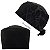 Gorro Cirúrgico, Silhuetas Femininas, Rabiscos Cinza Corpo, Preto - Imagem 1