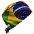 Gorro Cirúrgico, Bandeiras Brasil e Estados Unidos Mescladas Estilizadas - Imagem 4