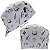 Gorro Cirúrgico, Procedimentos Estéticos, Desenhos, Branco - Imagem 3
