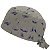 Gorro Cirúrgico, Narizes Azuis Desenhados, Efeito Carbono Azul, Gelo - Imagem 5