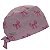 Gorro Cirúrgico, Laços Rosa, Poás Brancos, Rosa - Imagem 4