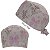 Gorro Cirúrgico, Laços Rosa, Xadrez, Flores, Corações, Branco - Imagem 1
