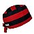 Gorro Cirúrgico, Listras Largas Vermelhas e Pretas, Horizontais, Times - Imagem 4