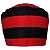 Gorro Cirúrgico, Listras Largas Vermelhas e Pretas, Horizontais, Times - Imagem 2