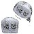 Gorro Cirúrgico, Crânio Anatômico Bege, Caveira, Branco - Imagem 1