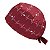 Gorro Cirúrgico, Batimentos Cardíacos, ECG, Bordô - Imagem 3
