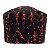 Gorro Cirúrgico, Esqueletos Vermelhos, Preto - Imagem 2