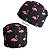 Gorro Cirúrgico, Flamingos Rosa, Preto - Imagem 1