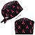 Gorro Cirúrgico, Outubro Rosa, Laços Rosa, Preto - Imagem 5