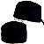 Gorro Cirúrgico Liso, 100% Algodão, Cores Lisas, Preto - Imagem 2