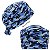Gorro Cirúrgico, Camuflado, Tons de Azul e Preto - Imagem 4