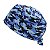 Gorro Cirúrgico, Camuflado, Tons de Azul e Preto - Imagem 1