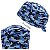 Gorro Cirúrgico, Camuflado, Tons de Azul e Preto - Imagem 5