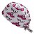 Gorro Cirúrgico, Outubro Rosa Laços Rosa Estilizados, Mamas, Rosa - Imagem 3