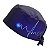 Gorro Cirúrgico, ECG Verde Água, Batimentos, Azul Degradê - Imagem 3