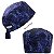 Gorro Cirúrgico, Flor, Folha, Azul com Roxo, Dr Webber - Imagem 5