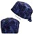 Gorro Cirúrgico, Flor, Folha, Azul com Roxo, Dr Webber - Imagem 1
