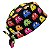 Gorro Cirúrgico, Fantasminha do PacMan Coloridos, Preto - Imagem 4