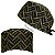 Gorro Cirúrgico, Bisturis Dourados, Preto - Imagem 1
