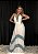 Vestido Plissado Longo com Listras - Imagem 6