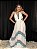Vestido Plissado Longo com Listras - Imagem 4