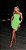 Vestido Verde Curto Laço - Imagem 3