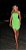 Vestido Verde Curto Laço - Imagem 2