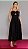 Vestido em Renda Preto com Laço - Imagem 1