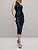 Vestido Midi Detalhe Orgânico - Imagem 1