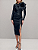 Vestido Midi Liso Com Prega e Flor - Imagem 2