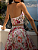 Conjunto Midi Floral com Top Halter e Saia Rodada - Imagem 3