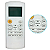 Controle compatível com Ar condicionado Elgin RG57B Rg57bge - Imagem 2