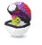Blocos de Montar Caterpie + pokébola Masterball 458 peças - Pokémon - Imagem 1