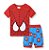Pijama Curto Homem Aranha Ver. 8 Infantil - Imagem 1