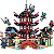 Blocos de Montar Ninjago Templo Airjitzu 737 peças + 6 Personagens - Blocos - Imagem 1